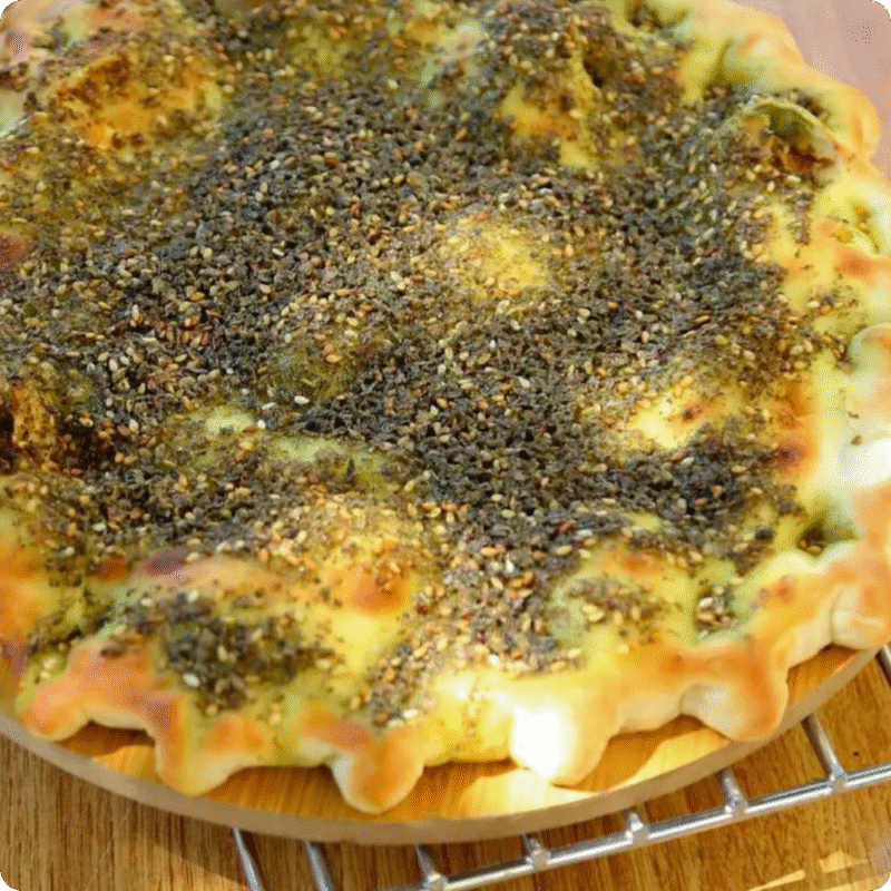 زعتر وجبنة
